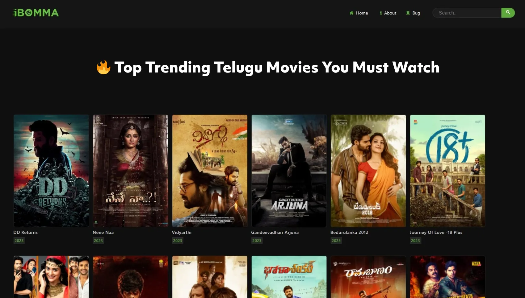 rending Movies on iBOMMA